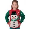 PULL DE NOËL BONHOMME DE NEIGE ENFANT ROUGE VERT 2 PULL DE NOËL BONHOMME DE NEIGE ENFANT ROUGE VERT -Feter Recevoir Shop pull de noel bonhomme de neige enfant p image 186703 grande